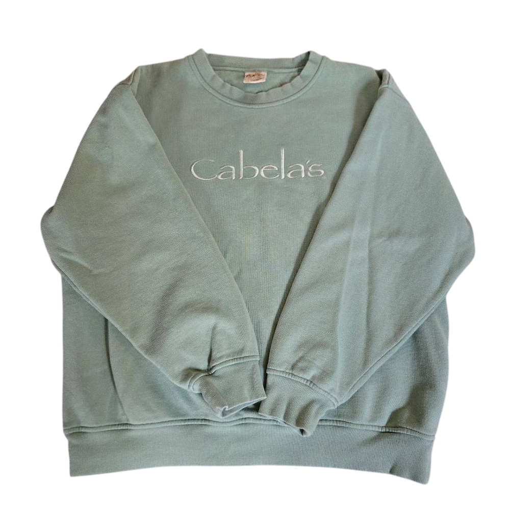 Cabela's Green Crewneck Sweatshirt